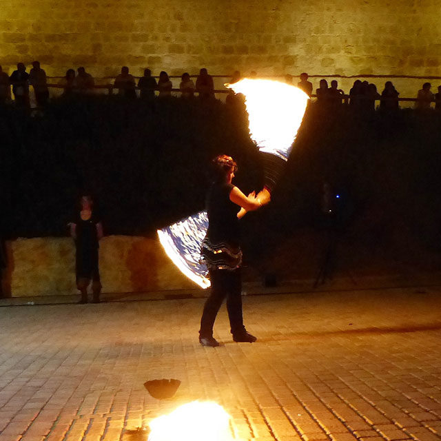 Mercados medievales | Espectáculo fuego